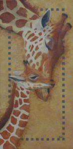 Voir le détail de cette oeuvre: Maman girafe et son petit